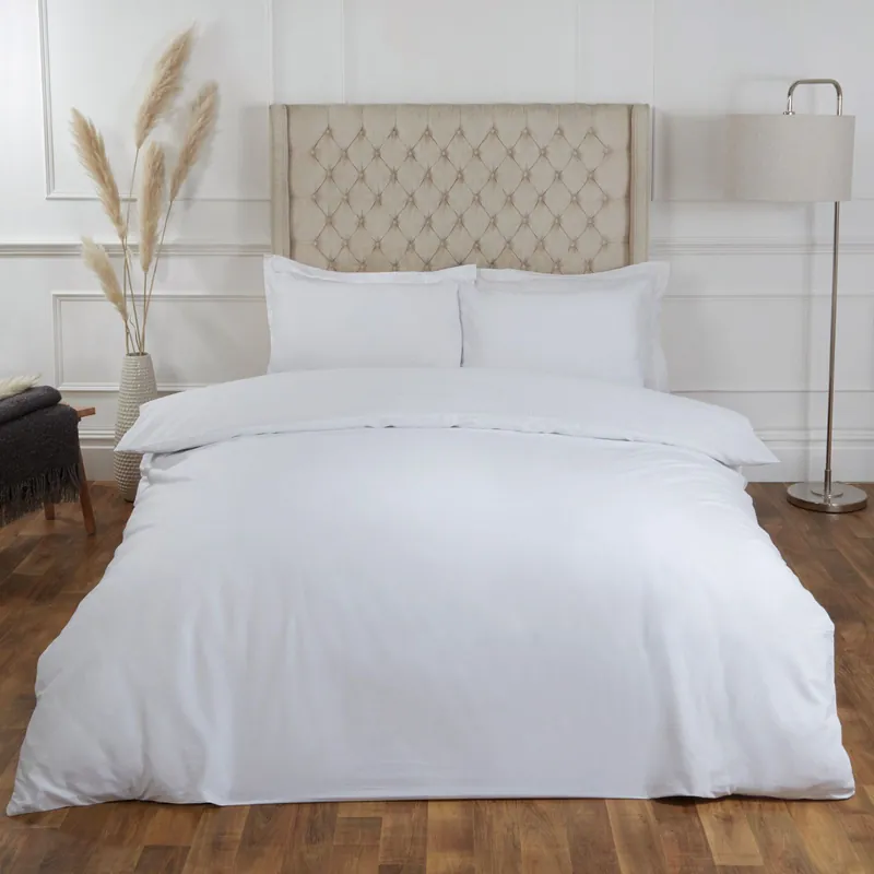 100% Cotton Duvet Cover with Pillow Case Bedding Set - OHS