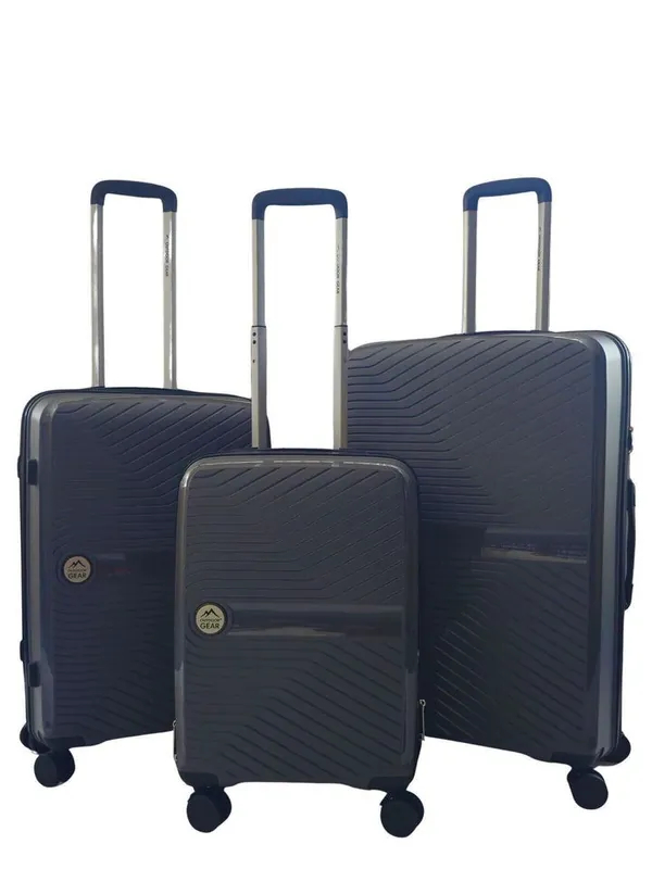 Hard Shell Travel Luggage Suitcases - Infinity Leather