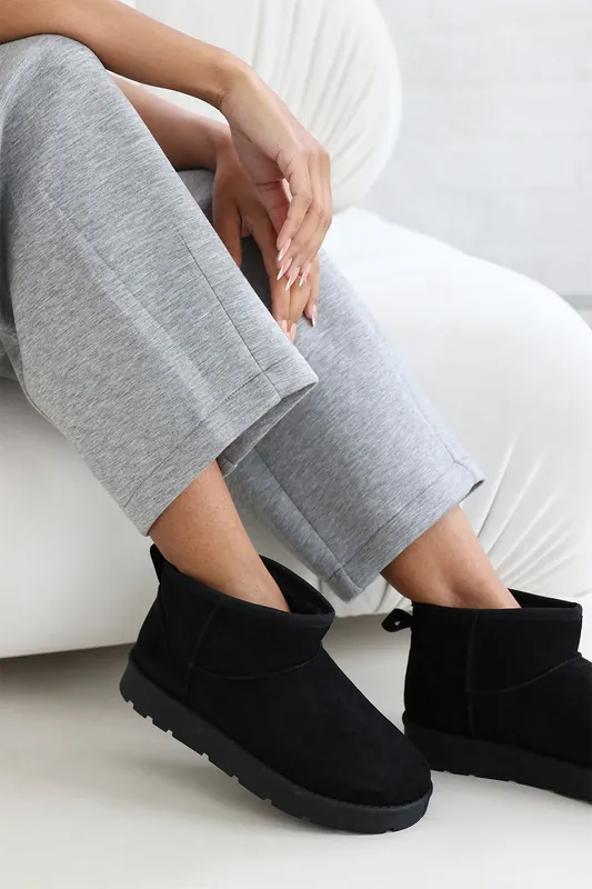 Felinia' Embroidery Detail Slip On Ankle Boots - Where's That From