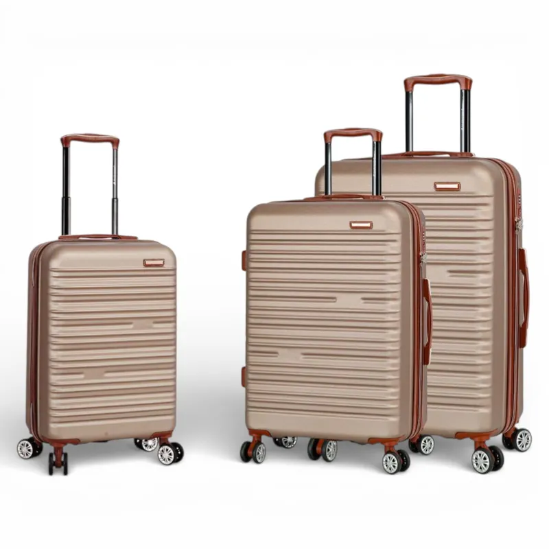 Expandable Hard Shell ABS Suitcase 8 Wheel Travel Luggage - Edrian