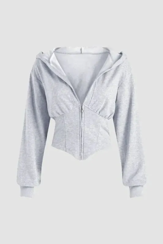 Crop Corset Hoodie - Hiccup