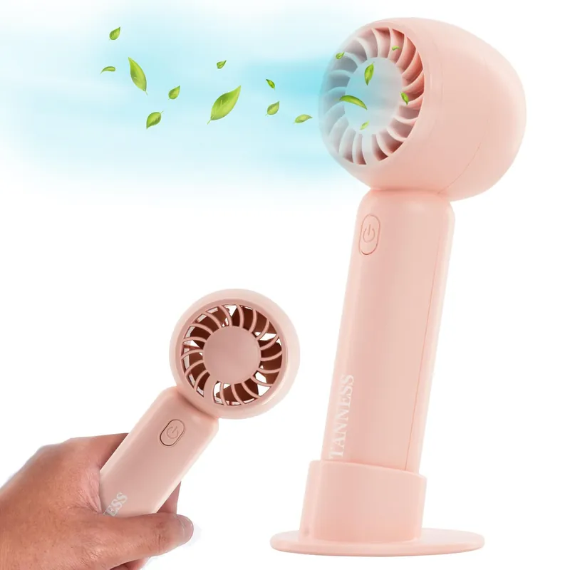 Tanness Portable Handheld Fan with Foldable Design and USB Charging