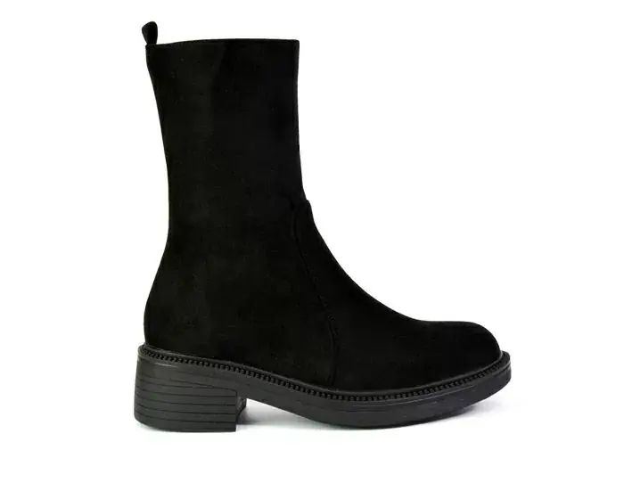 Senna' Calf High Cleated Sole Boots - XY London