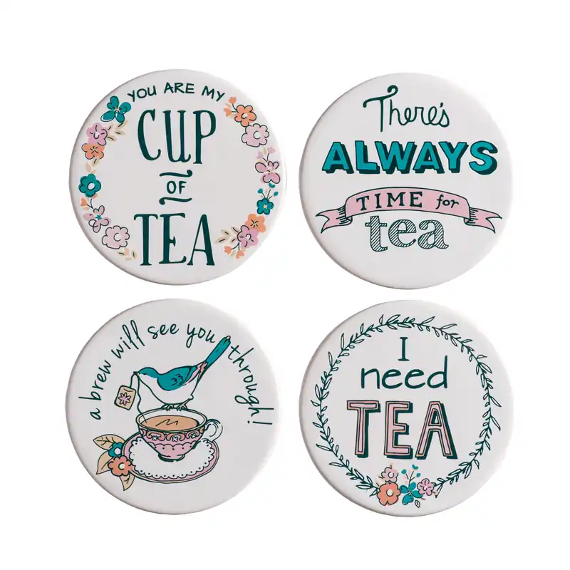 Set Of Four Pretty Things Coasters - Orsina