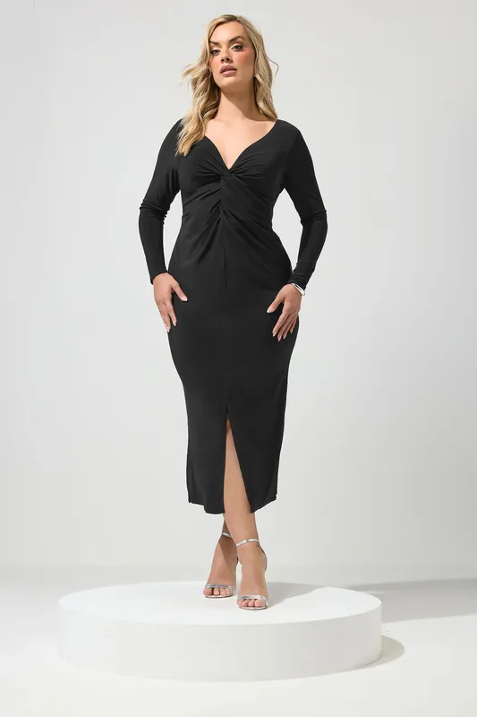 Knot Front Maxi Dress - Yours
