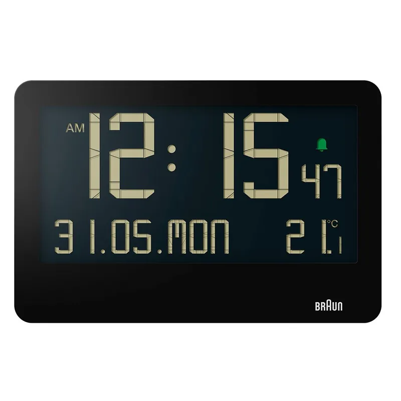 Digital Wall Clock - Braun