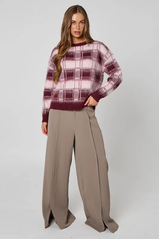 Checkered Jumper - Urban Bliss