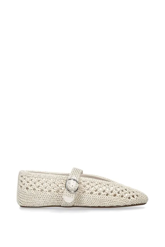 Alara Cream' Fabric Flats - STEVE MADDEN