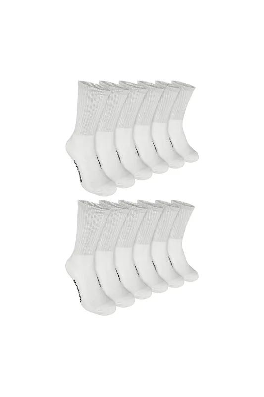 12 Pairs Bamboo Cotton Sports Socks - Sock Snob
