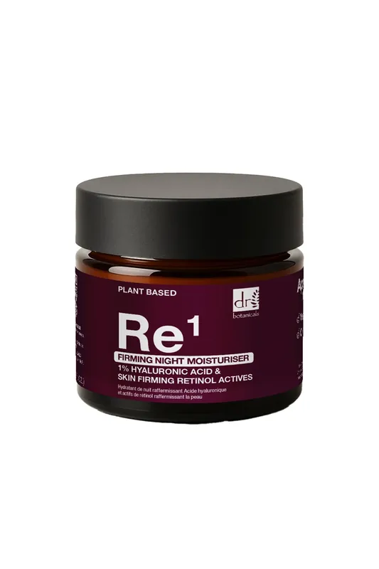 Firming Night Moisturiser with Hyaluronic Acid & Retinol Actives 60ml - Dr. Botanicals