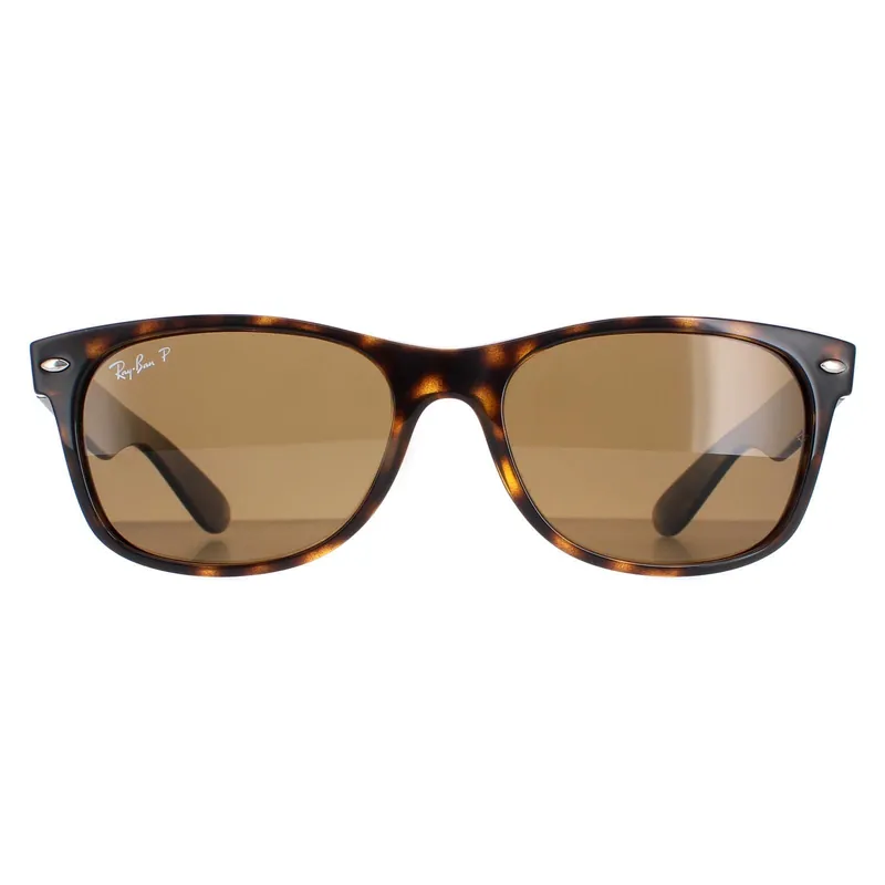 Rectangle Tortoise Brown Polarized Sunglasses - Ray-Ban