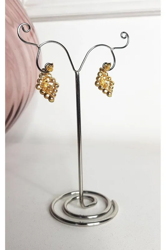 Nina Embellished Earrings - IKRUSH