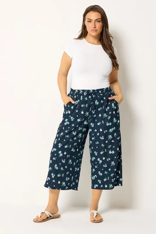 Floral Cropped Trousers - Yours