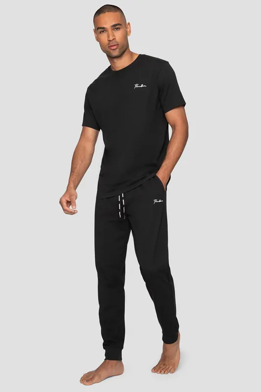 Elton' Cotton Blend Jersey Pyjama Set - Threadbare