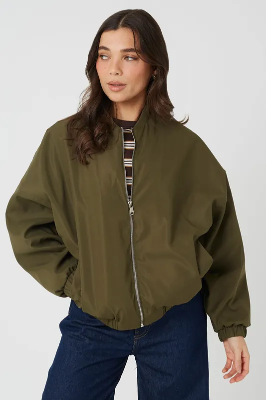 Short Bomber Jacket - Brave Soul