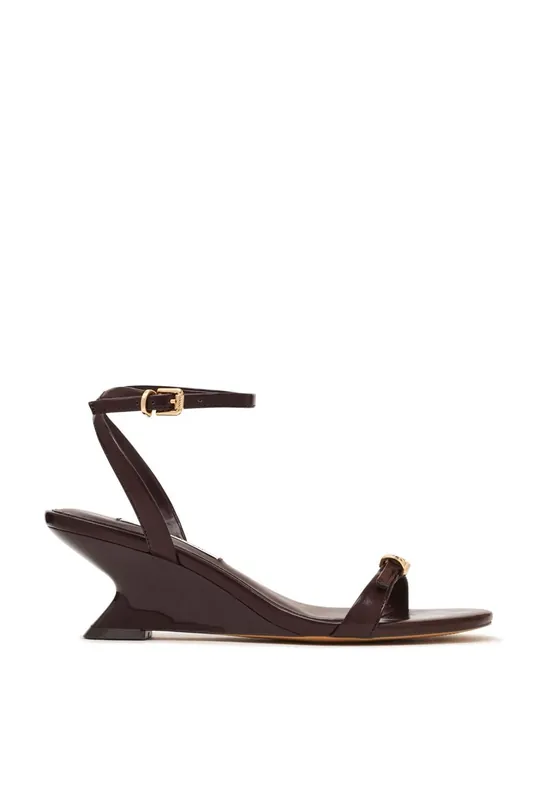 Zaloma Dark Brown' Heels - STEVE MADDEN