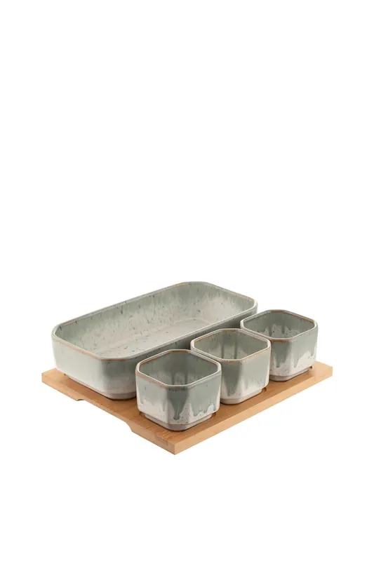 'Tivoli' Serving Set Bamboo Board - Belleek Living