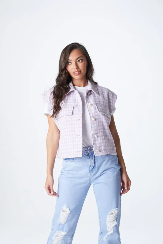 Dogtooth Gilet - Urban Bliss