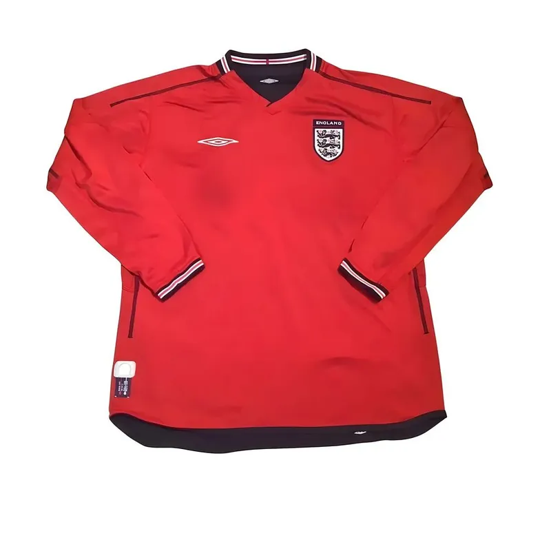 Preloved Mens 2002 04 Away Shirt LS L Excellent - England