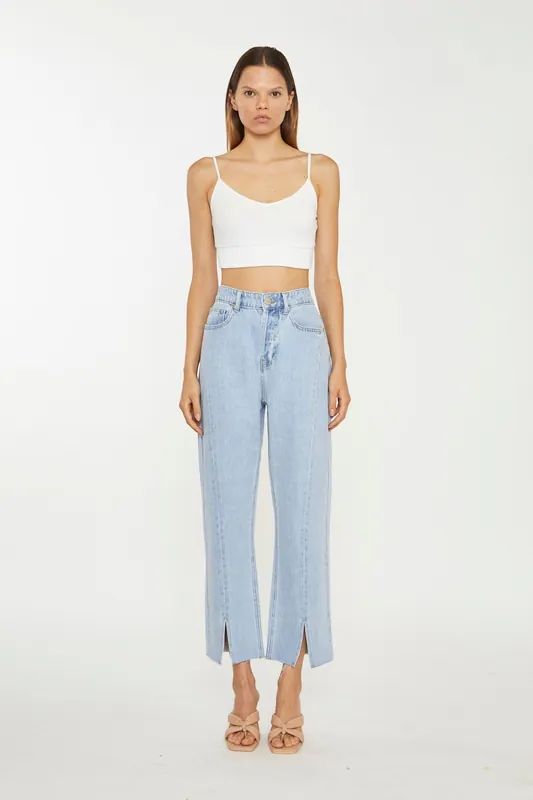 Split Ankle Jeans - Shnoo