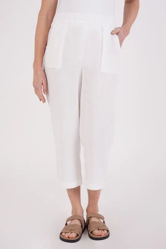 Cropped Relaxed Patch Pocket Trouser - Tigi
