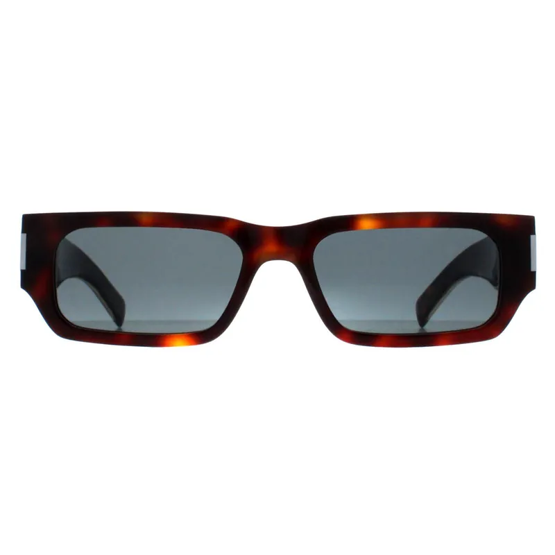 Rectangle Havana Crystal Black SL660 - Saint Laurent