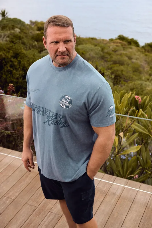 Acid Wash Shelby Graphic T-Shirt