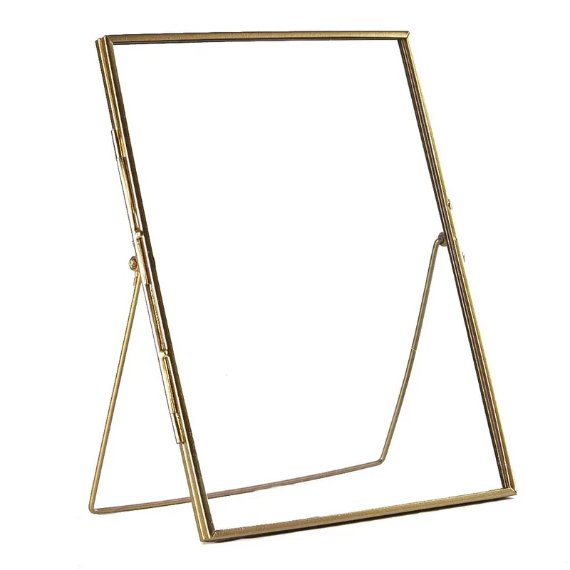 Standing Metal Photo Frame - 8" x 10" - Picture Display Poster Frame