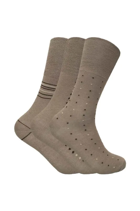 3 Pack Antibacterial Anti Sweat Bamboo Socks With Non Elastic Top - Sock Snob