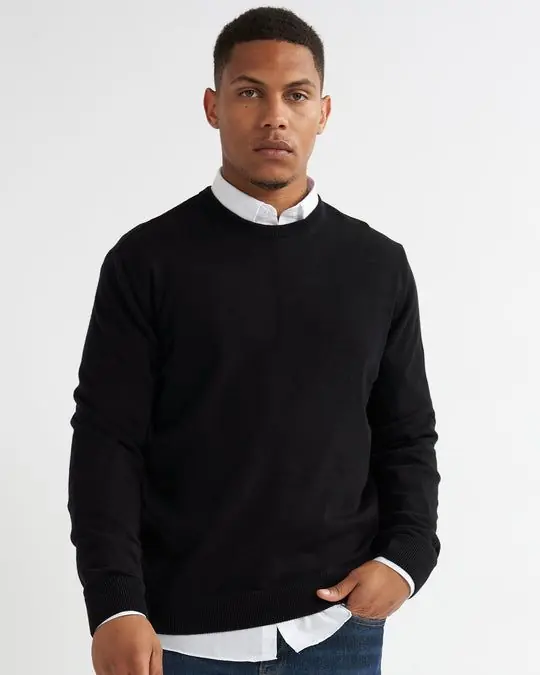 Premium Quality 100% Cotton Crew Neck Long Sleeve Jumper - Alse Studio