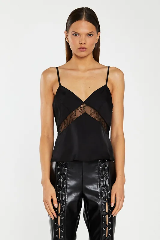 Lace Panel Camisole - Shnoo