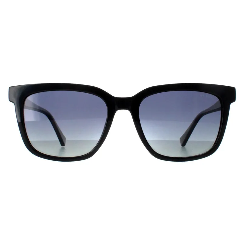 Square Shiny Black Smoke Polarized GU00050 - Guess