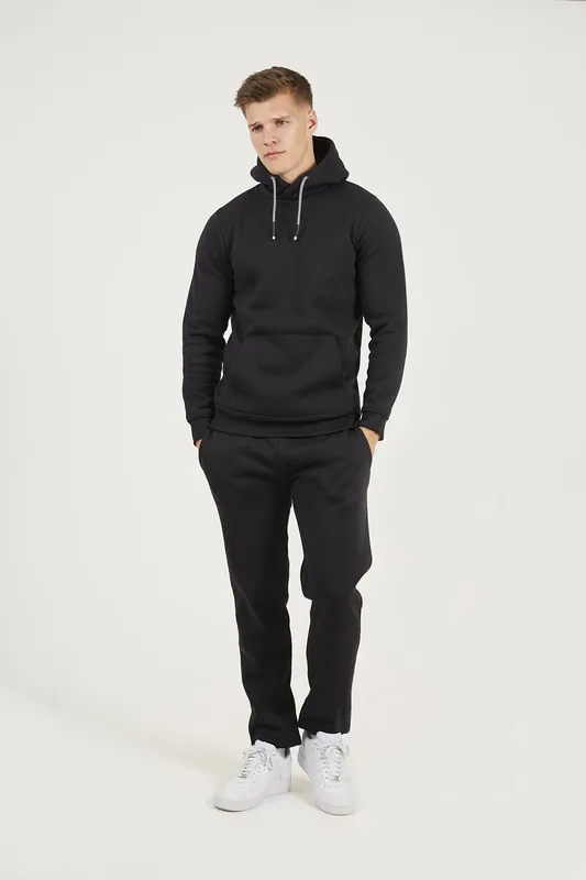 Crossover Neck Hoodie and Joggers Set - Brave Soul
