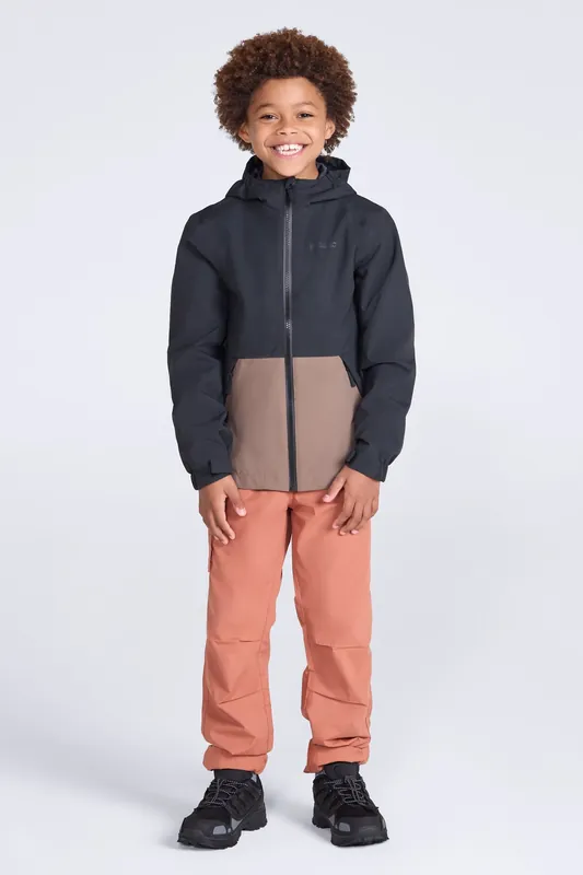 Rain Rover' Warm Full Zip Waterproof Adjustable Hood Jacket - Mountain Warehouse