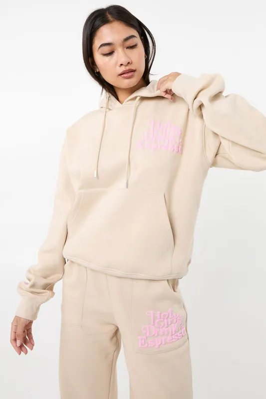 Hot Girls Hoodie - Pink Vanilla