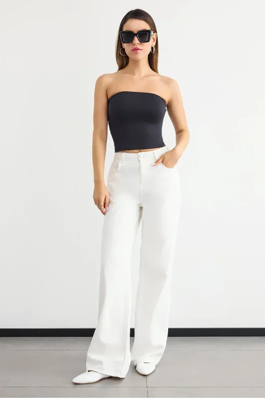 Strapless Crop Top - Hiccup