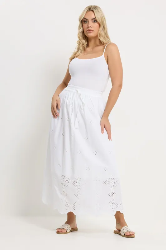 Broderie Anglaise Maxi Skirt - Yours