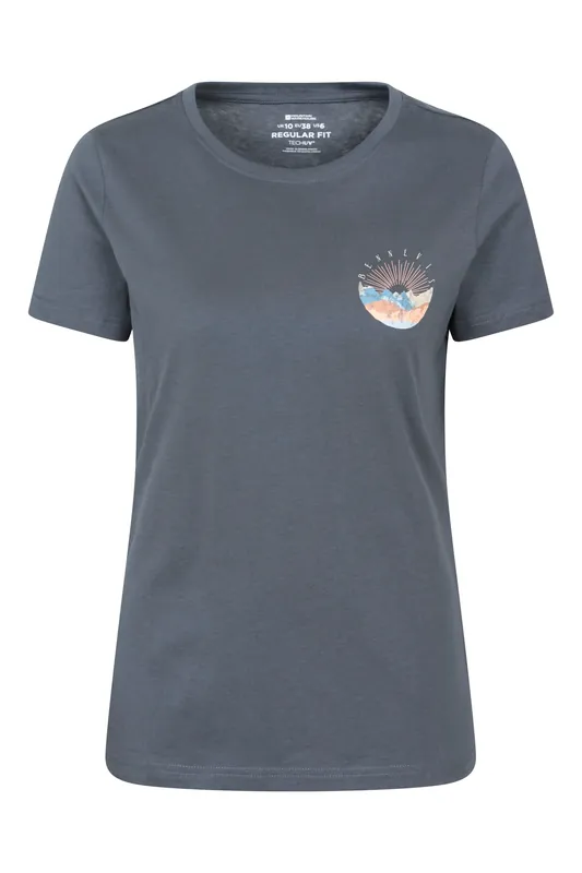 Ben Nevis Tree' Soft Lightweight Short Sleeve Top Cotton T-Shirt