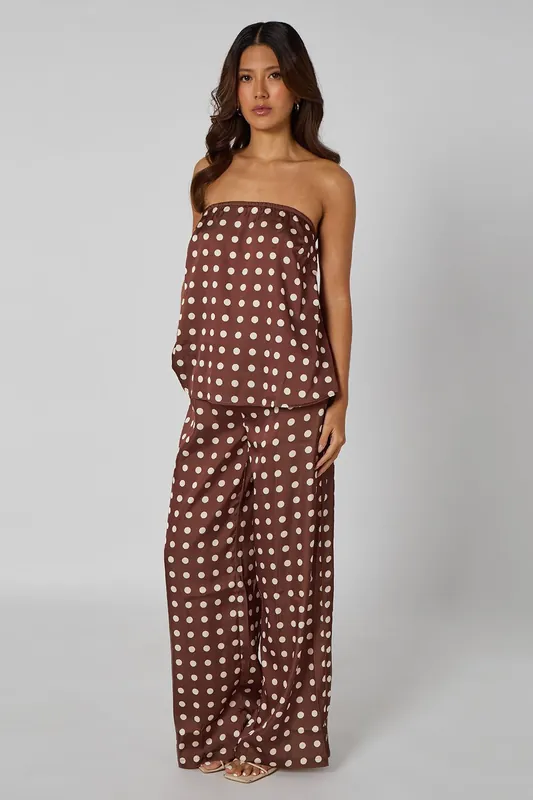 Spot Bow Back Top - Urban Bliss