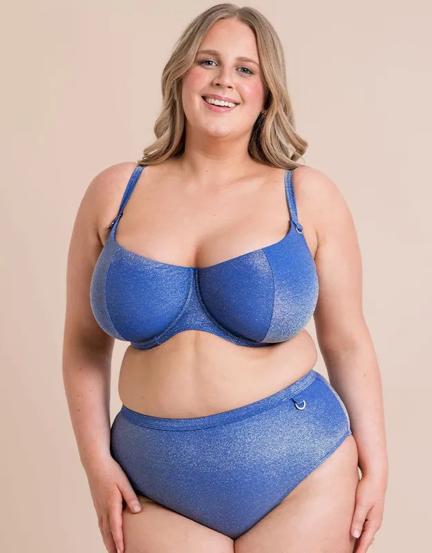 Sapphire Seas Balcony Bikini Top Underwired - Curvy Kate