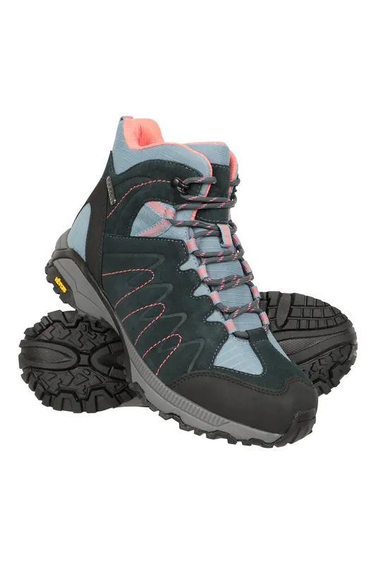 Extreme Rockies' Waterproof Non Slip Grip Hiking Walking Lace Boots - Mountain Warehouse