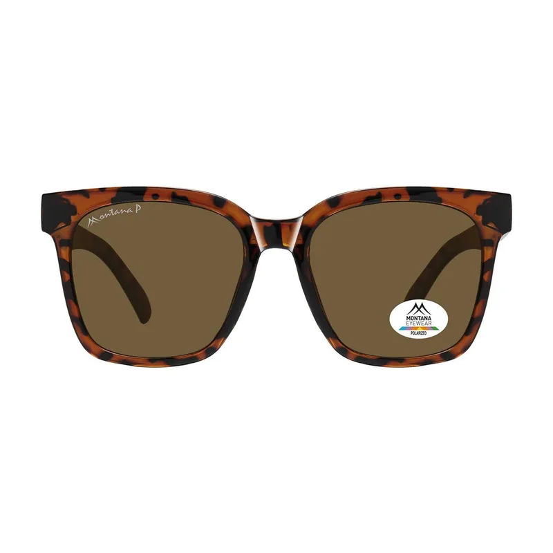 Square Havana Brown Polarized MP72 - montana