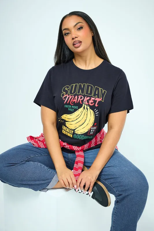Banana Graphic T-Shirt