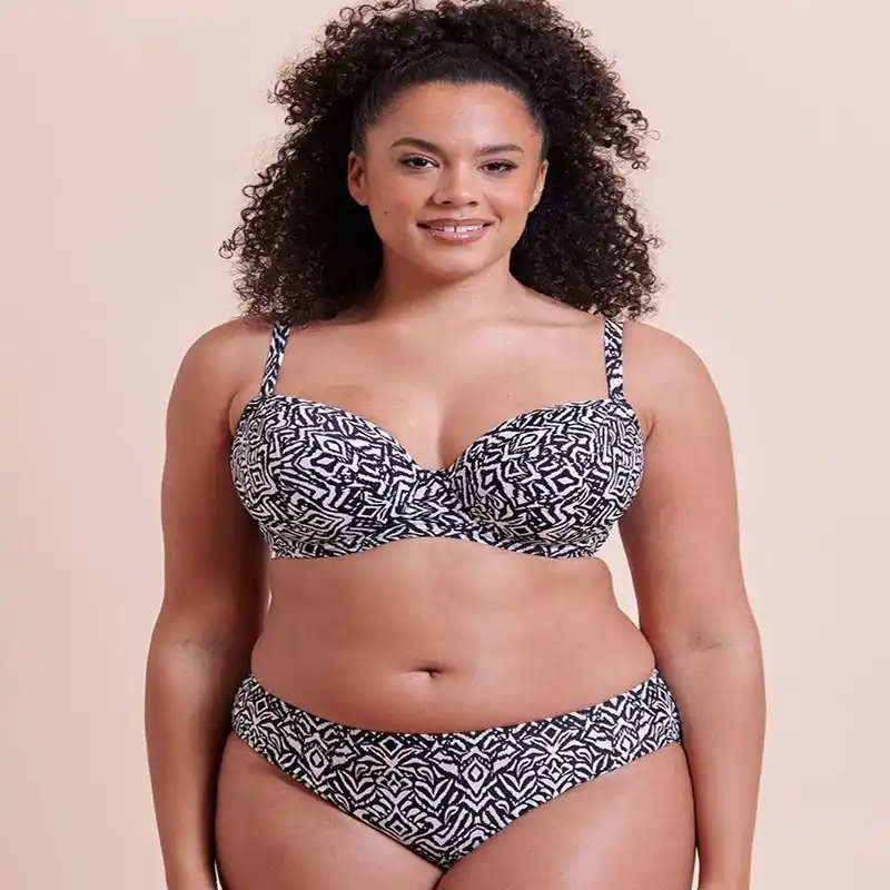 Wild Horizon Padded Balcony Bikini Top Swimwear - Curvy Kate