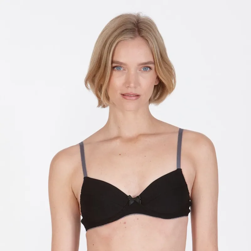 'KIKI' Cotton Non-Wired T-Shirt Small Cup Bra