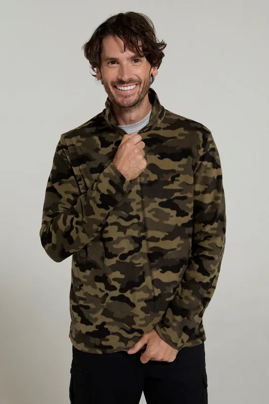 Camber Fleece Top Lightweight Breathable Casual Sweater - Mountain Warehouse