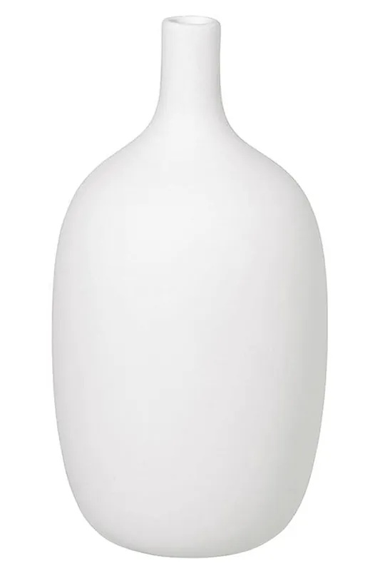 Ceola Ceramic Vase 21cm - White