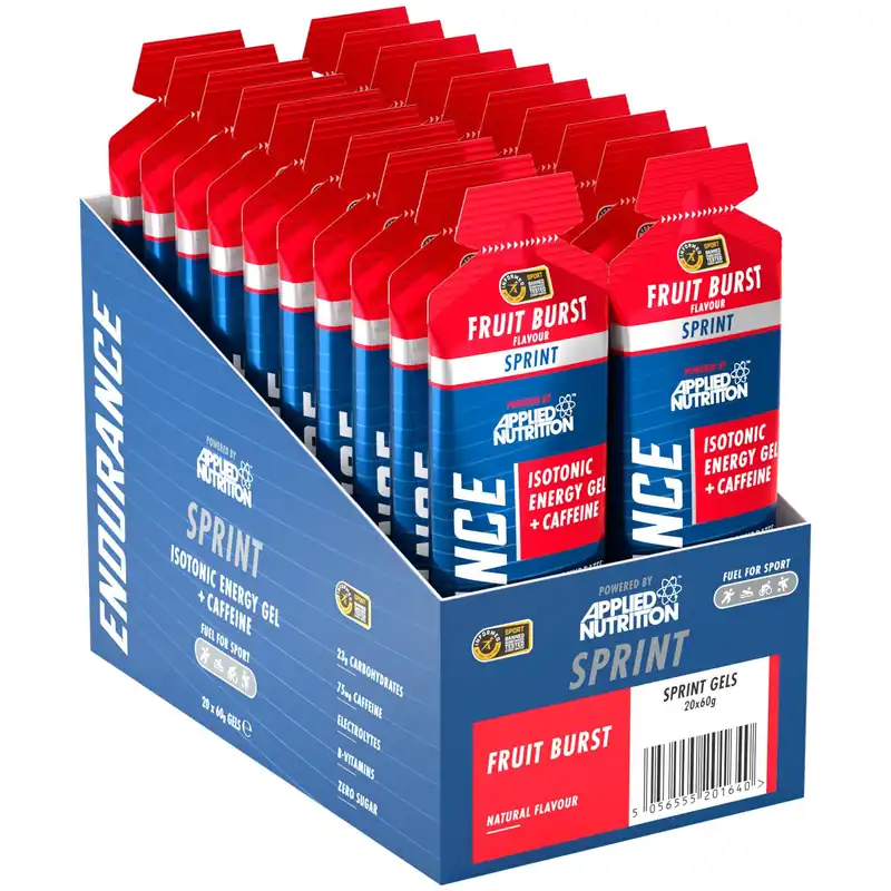 Endurance Spint Energy Gels - Fruit Burst - 20 Servings