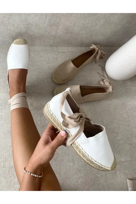 Zoey Tie Leg Espadrille Sandals - IKRUSH