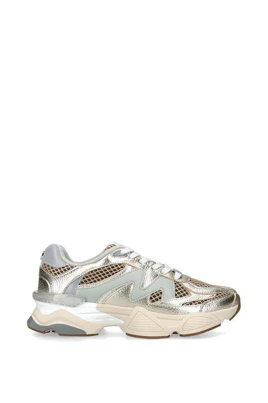 Speeder Gold' Fabric Trainers - STEVE MADDEN